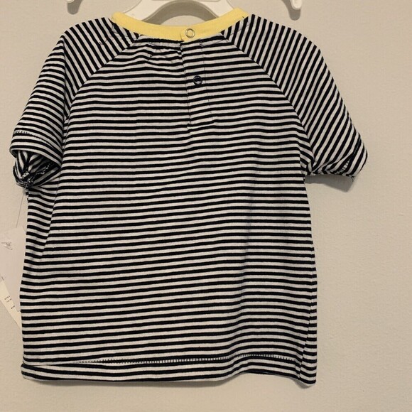 7 For All Mankind Baby Multicolor Stripe Cotton Tee Size 24M - Picture 2 of 4